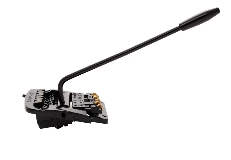 Kahler 2320 - Flat Mount Guitar Tremolo (Brass Cam / Brass Saddles) - Black 