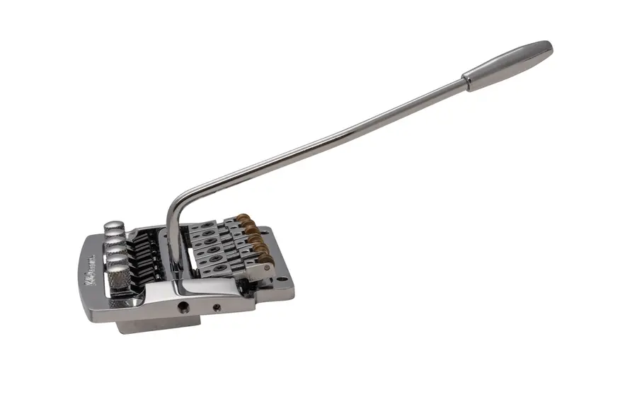 Kahler 2320 - Flat Mount Guitar Tremolo (Brass Cam / Brass Saddles) - Chrome 