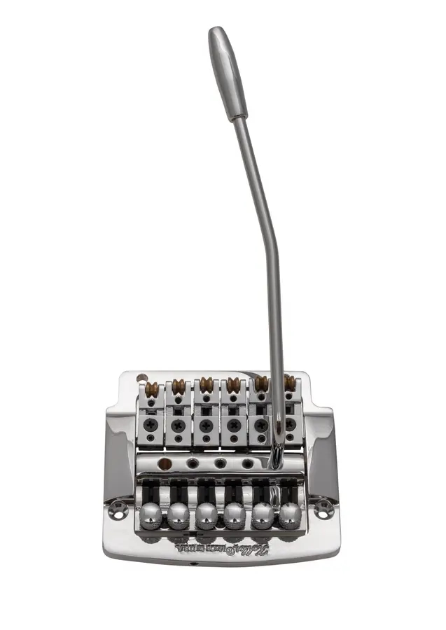 Kahler 2320 - Flat Mount Guitar Tremolo (Brass Cam / Brass Saddles) - Chrome 