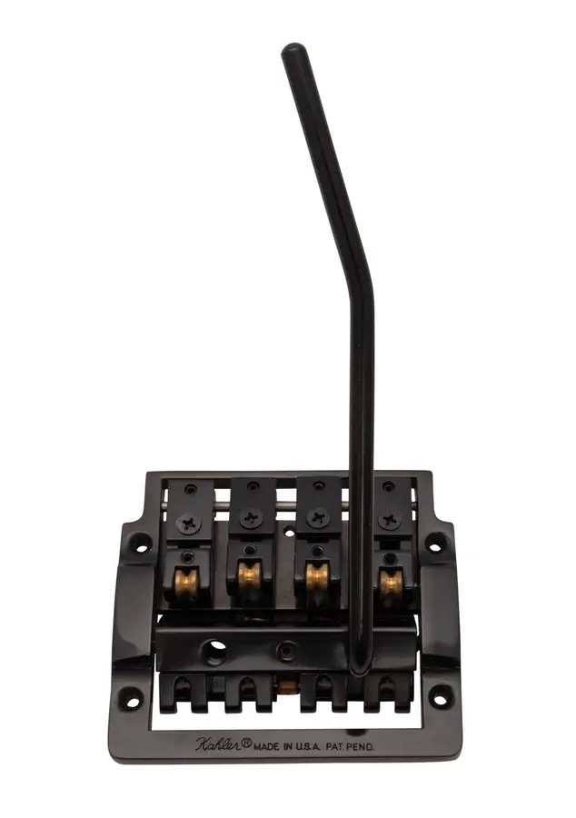 Kahler 2410R-W4 - 4-String Bass Tremolo with Rearward Saddles - Black 