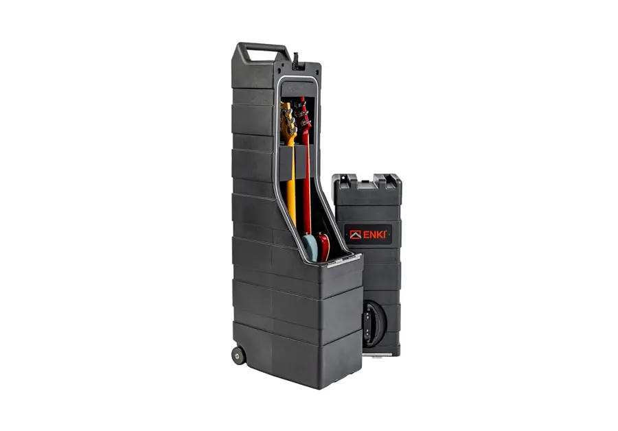 ENKI AMG-2 Dobbel Elektrisk Gitarcase 3. Gen EAMG-2GCP-BLK 
