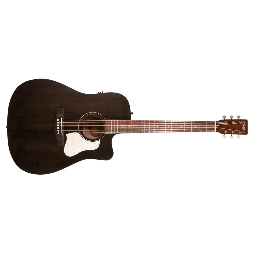 Art & Lutherie Americana Cutaway Faded Black CW Presys II 