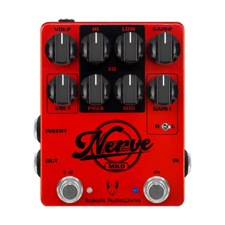 Tsakalis Audioworks Nerve MK2 Dual High Gain Distortion 
