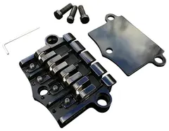 Babicz FCH 3-Point Bass Bridge - Black 4-String G-Style