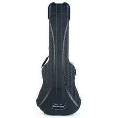 RockCase Acoustic Guitar ABS Case 12-String, Curved - Black, Premium Line
