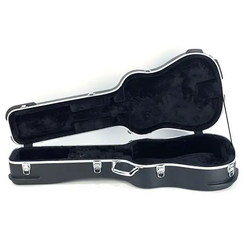 RockCase Acoustic Guitar ABS Case 12-String, Curved - Black, Premium Line 