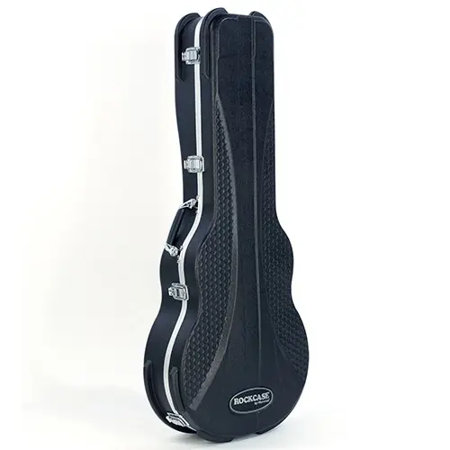 RockCase Acoustic Guitar ABS Case (APX) Curved - Black, Premium Line 