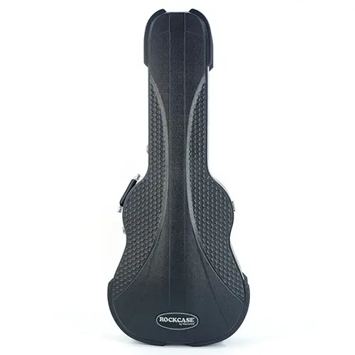 RockCase Acoustic Guitar ABS Case Curved - Black, Premium Line 