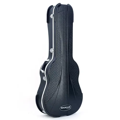RockCase Acoustic Guitar ABS Case Curved - Black, Premium Line 