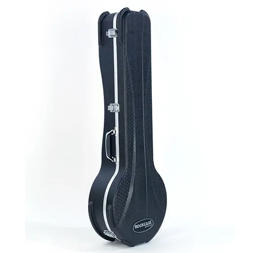 RockCase Banjo ABS Case Curved - Black, Premium Line 