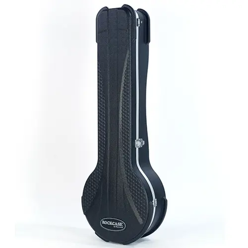 RockCase Banjo ABS Case Curved - Black, Premium Line 