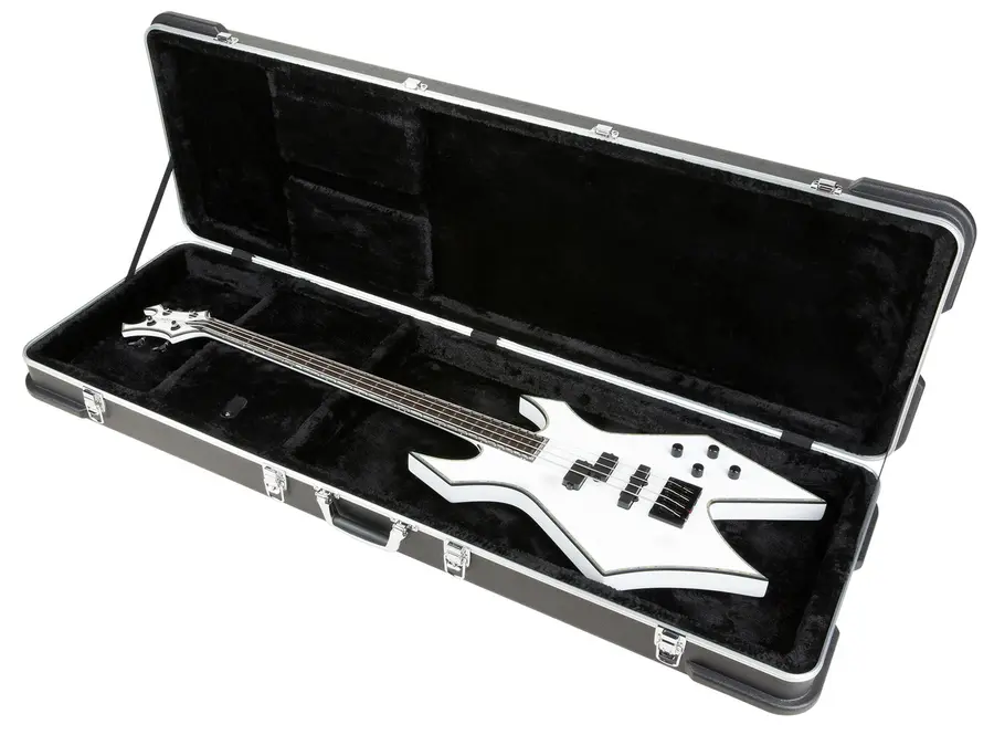 RockCase Electric Bass ABS Case Rectangular - Black, Premium Line 