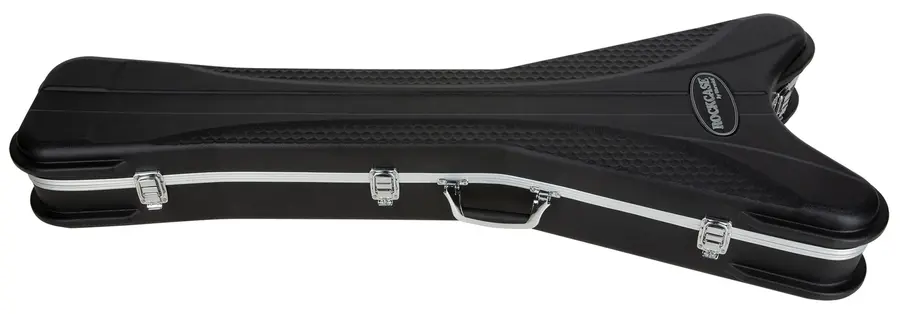 RockCase Electric Guitar ABS Case (FV-Style), Curved - Black 