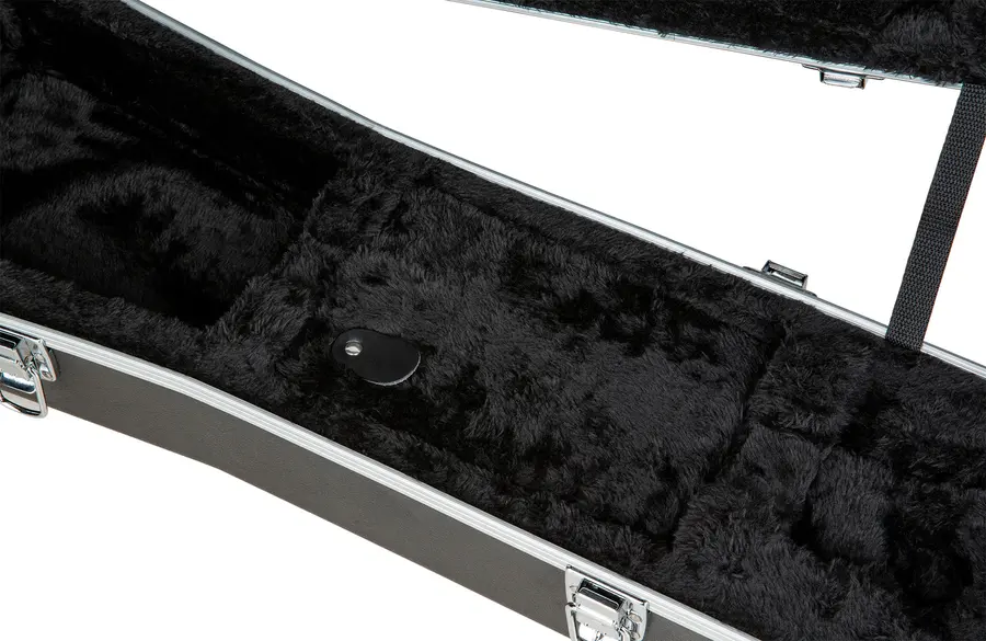 RockCase Electric Guitar ABS Case (FV-Style), Curved - Black 