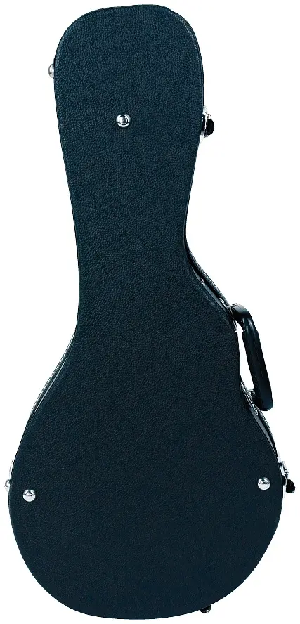 RockCase Mandolin Hardshell Case (Large), Arched Lid, Curved - Black 