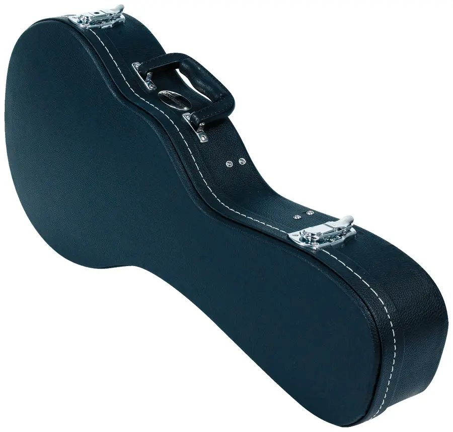 RockCase Mandolin Hardshell Case (Large), Arched Lid, Curved - Black 