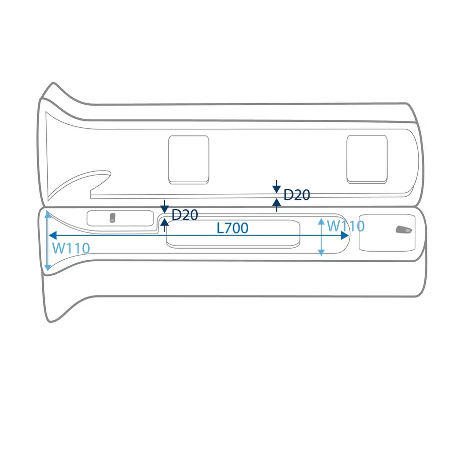 RockCase Trombone ABS Case 