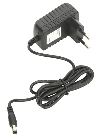 RockPower NT 5 - Power Supply Adapter 9V DC, 1.300 mA, (-) Center, Euro Plug