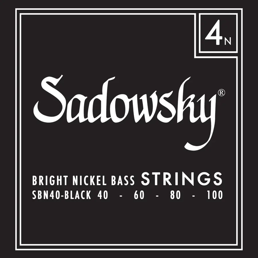 Sadowsky Black Label Bass String Set (040-100) Nickel - 4-String 