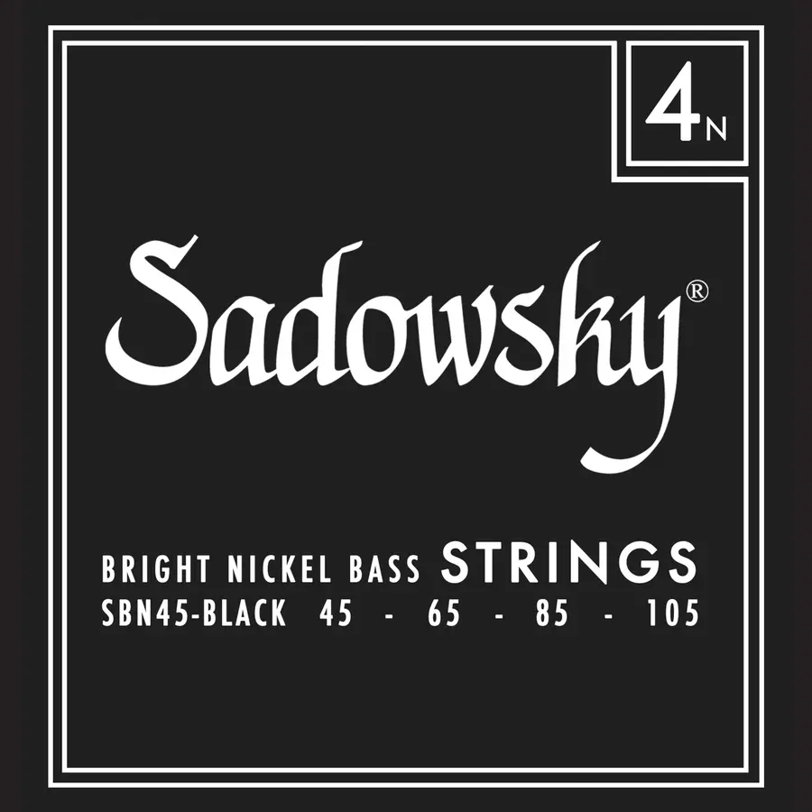 Sadowsky Black Label Bass String Set (045-105) Nickel - 4-String 