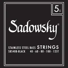 Sadowsky Black Label Bass String Set (040-125) Taperwound - 5-String