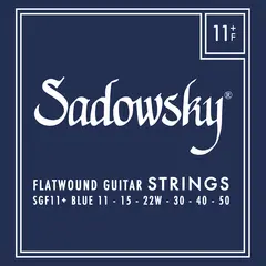Sadowsky Blue Label Guitar String Set (011-050 Stainless Steel, Flatwound