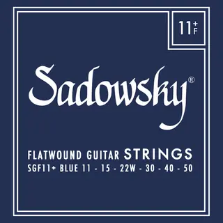 Sadowsky Blue Label Guitar String Set (011-050 Stainless Steel, Flatwound
