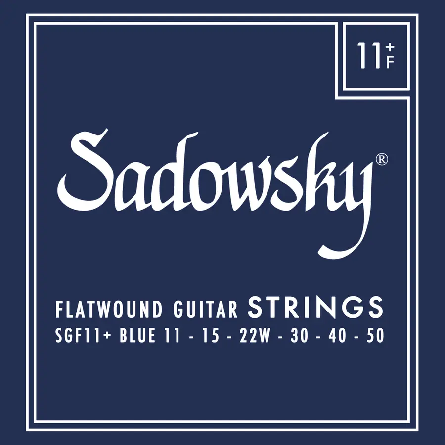 Sadowsky Blue Label Guitar String Set (011-050 Stainless Steel, Flatwound 