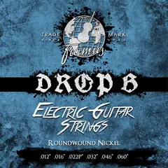 Framus Blue Label Nickel-Plated Steel (012-060) Drop B and A