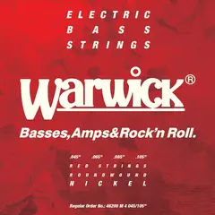 Warwick Red Strings Bass String Set (045-105) Nickel-Pltd Stl - 4-String M