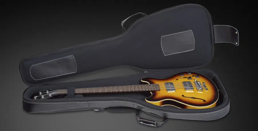 RockBag Hollow Body El-Bass Gig Bag Genuine Handmade Leather Bags 