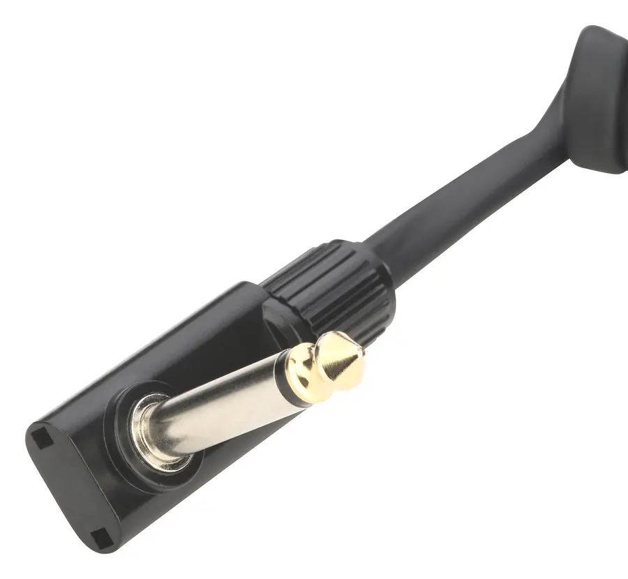 RockBoard Flat Patch Cable, 150cm Black Coiled Serie 