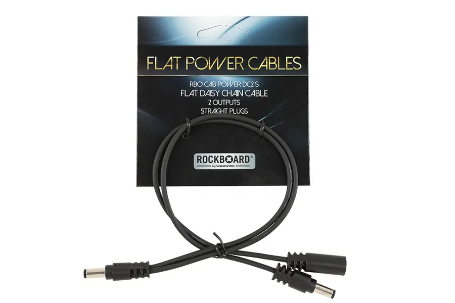 RockBoard Flat Daisy Chain Cable Straight - 2 Outputs 