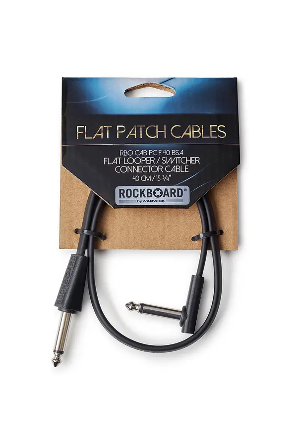 RockBoard Flat Patch Looper/Switcher Connector Cable - 40 cm / 15 3/4" 