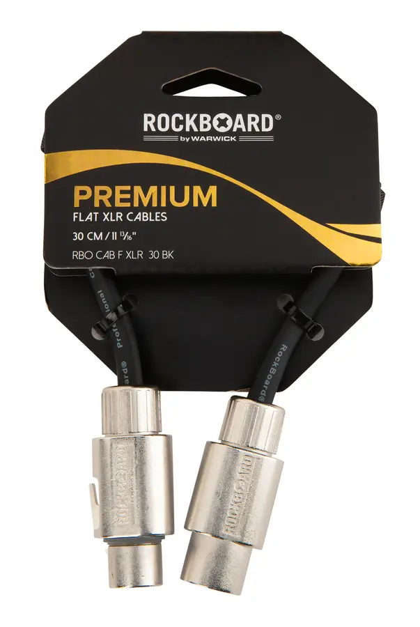 RockBoard Flat XLR Cable - 30 cm 