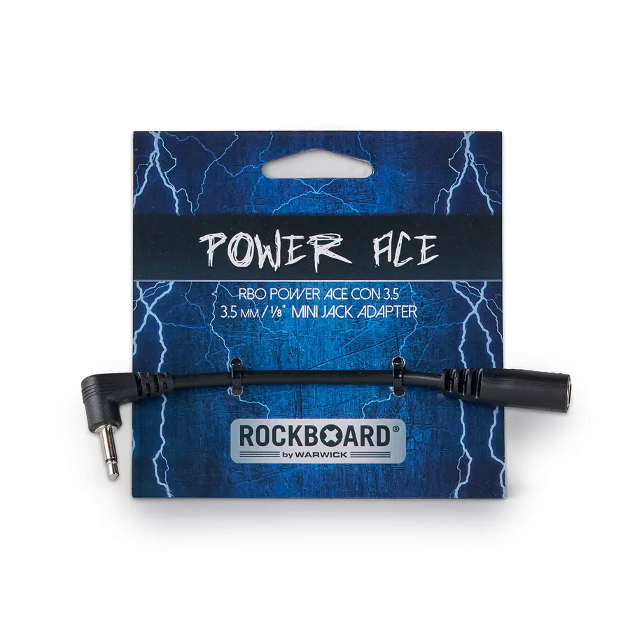 RockBoard Mini Jack Converter 2.1x5.5mm barrel plug - 3.5 mm jack plug 