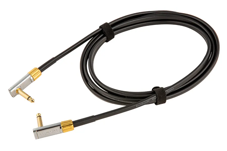 RockBoard Flat Instrument Cable, 300 cm Angled / Angled, Premium Series 