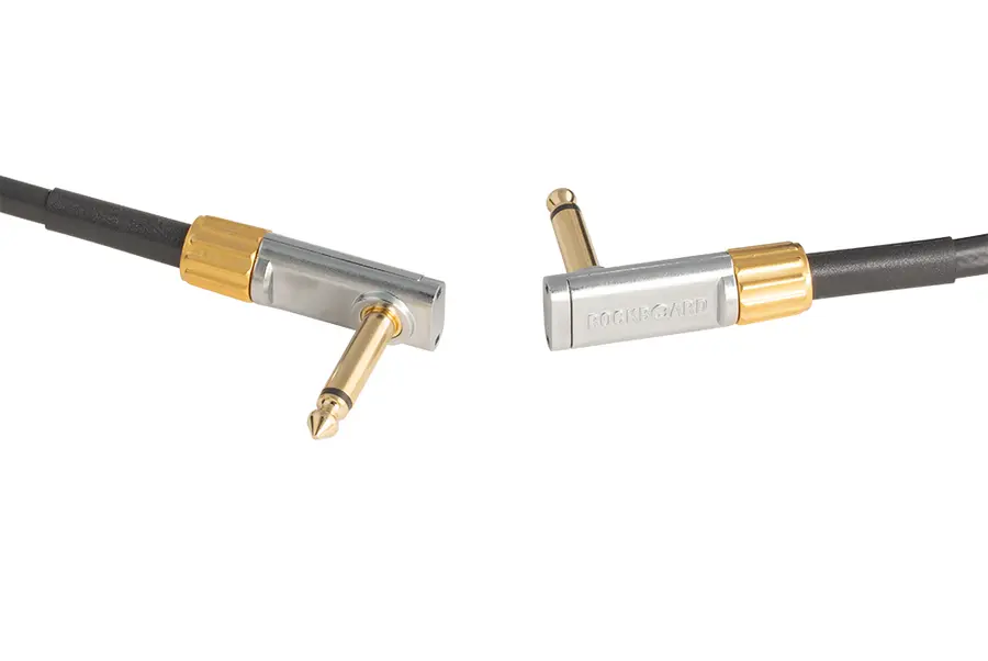 RockBoard Flat Instrument Cable, 300 cm Angled / Angled, Premium Series 
