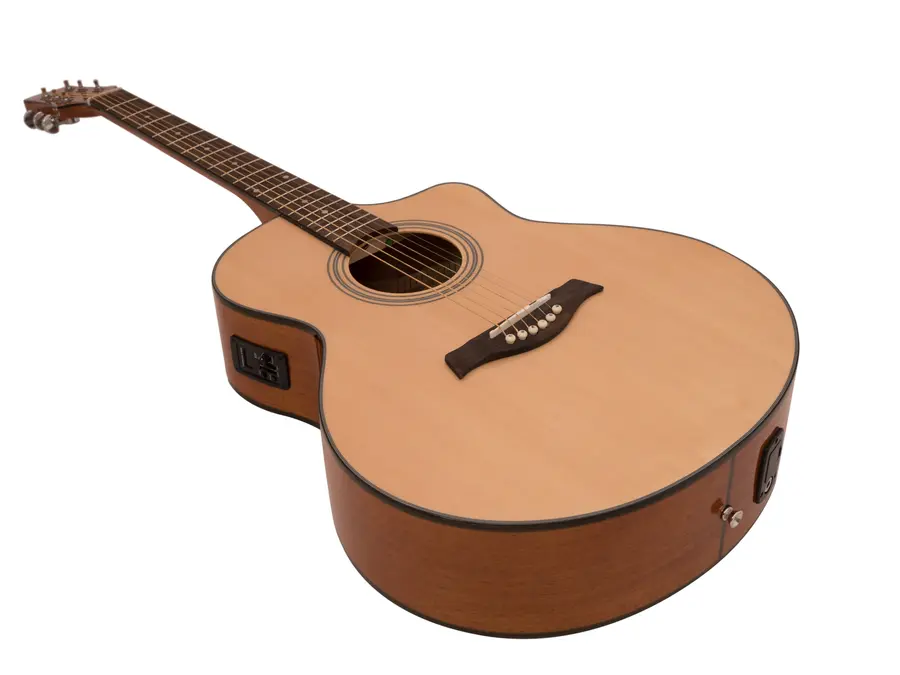 DIMAVERY STW-50 Western Guitar,natur 
