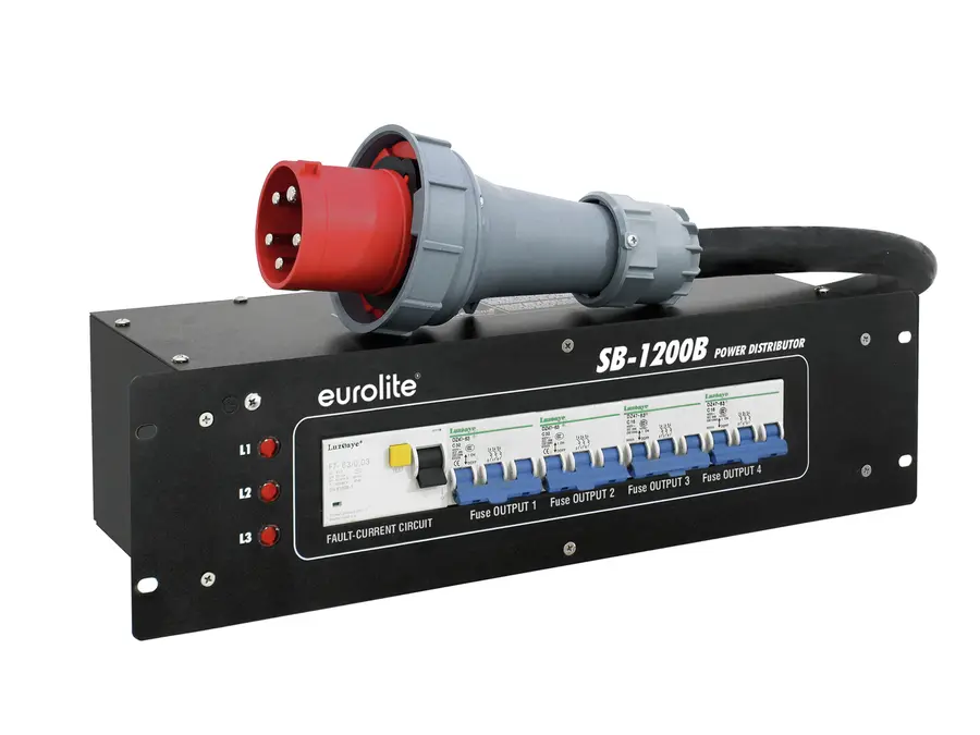 EUROLITE SB-1200B Power Distributor 63A 