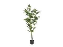EUROPALMS Hamp plante, kunstig, 120cm