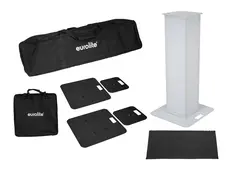 EUROLITE 2x Stage Stand 100cm inkl. trekk og bag, sort