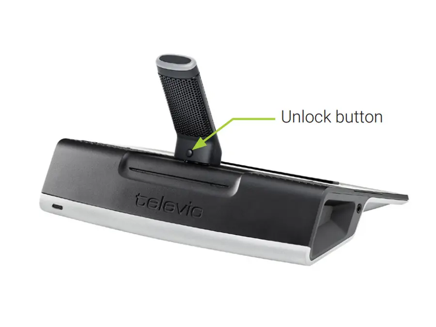 Televic Mike LPM lavprofil mikrofon til Confidea FLEX G4 