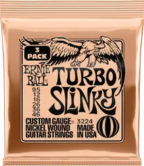 Ernie Ball EB-3224 Turbo Slinky Nickel (0095-046) 3-pack