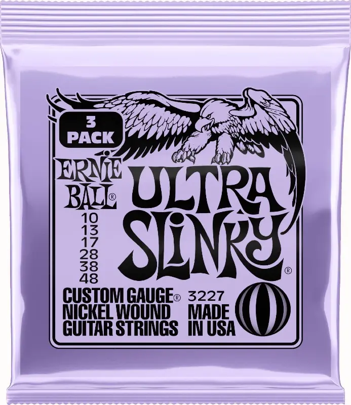 Ernie Ball EB-3227 Ultra Slinky Nickel (010-048) 3-pack 