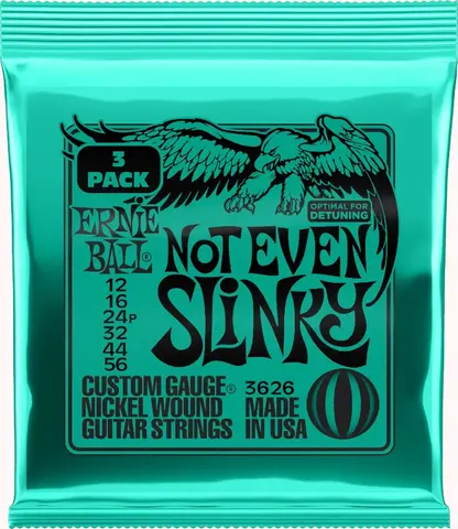 Ernie Ball EB-3626 Not Even Slinky (012-056) 3-pack
