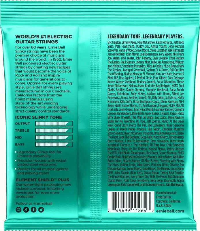 Ernie Ball EB-3626 Not Even Slinky (012-056) 3-pack 