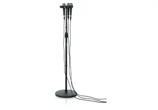 Gator Frameworks GFW-MIC-6TRAY Tray to hold 6 mics on top of mic stand