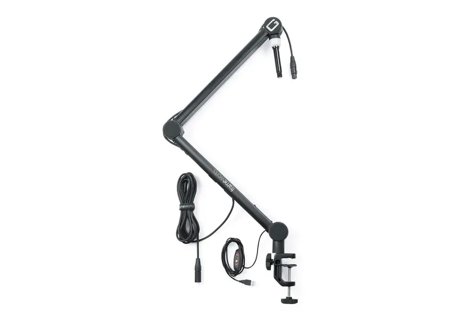 Gator Frameworks GFWMICBCBM4000 Desktop Mic Boom Stand w/"on air light" 