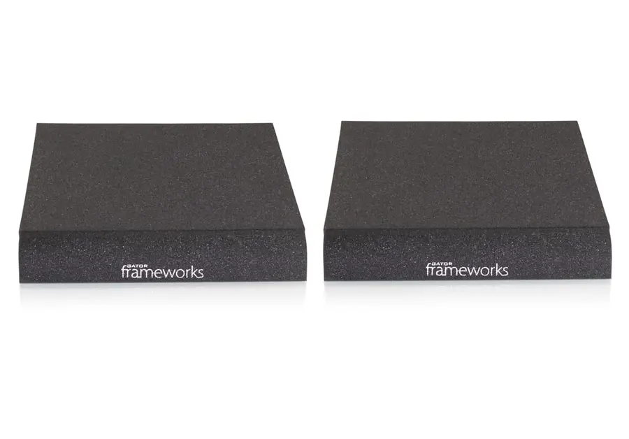 Gator Frameworks GFW-ISOPAD-MD Studio Monitor Isolation Pads - Medium 